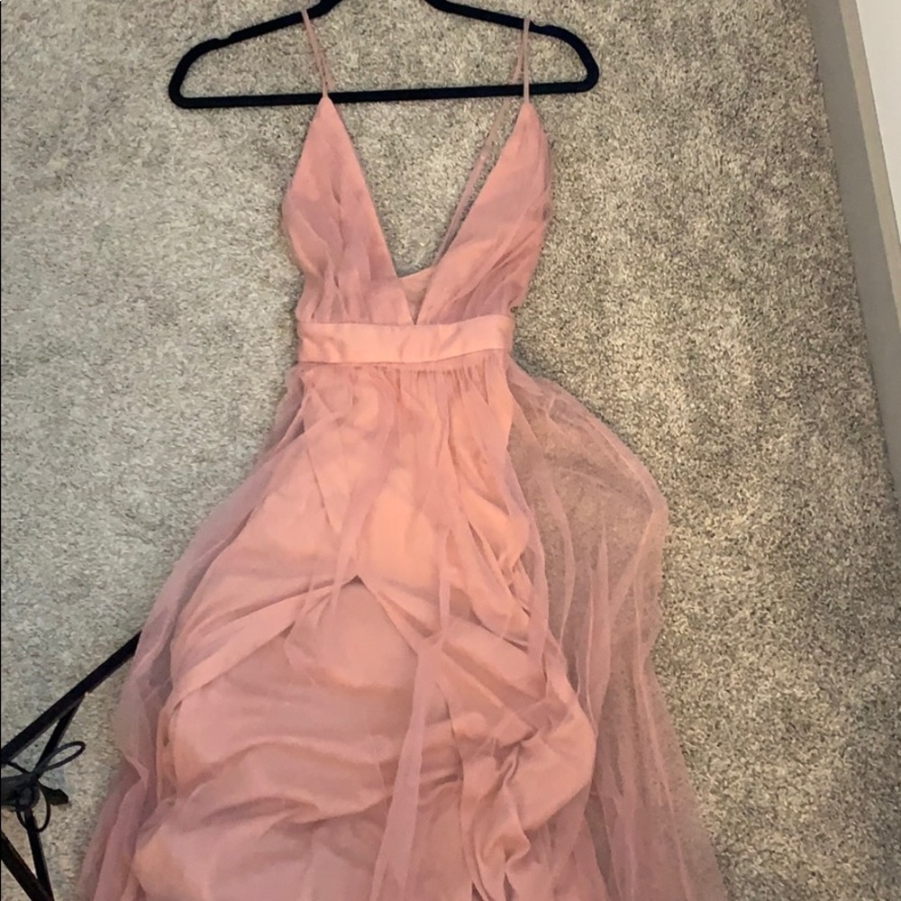Long Pink dress